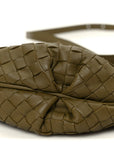 Nappa Intrecciato Crossbody Olive