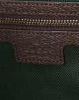 GG Supreme Monogram Textured Calfskin Web Small Ophidia Shoulder Tote Bag Beige Ebony New Acero
