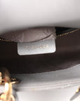 Lambskin Cannage Mini Lady D1OR Gray Opaline