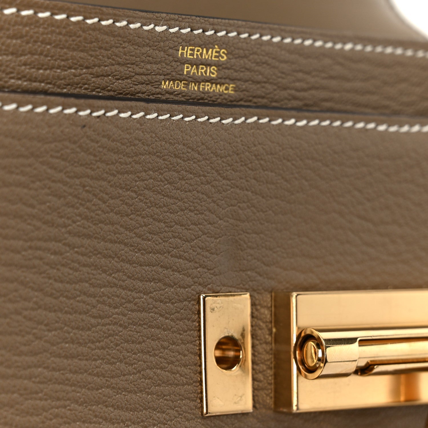 Chevre Chamkila Mini Verrou Chaine Bag Etoupe