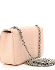 Galuchat Stingray Crystal Embellished 2.55 Reissue Mini Flap Light Pink
