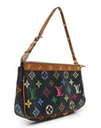 Monogram Multicolor Pochette Accessories Black