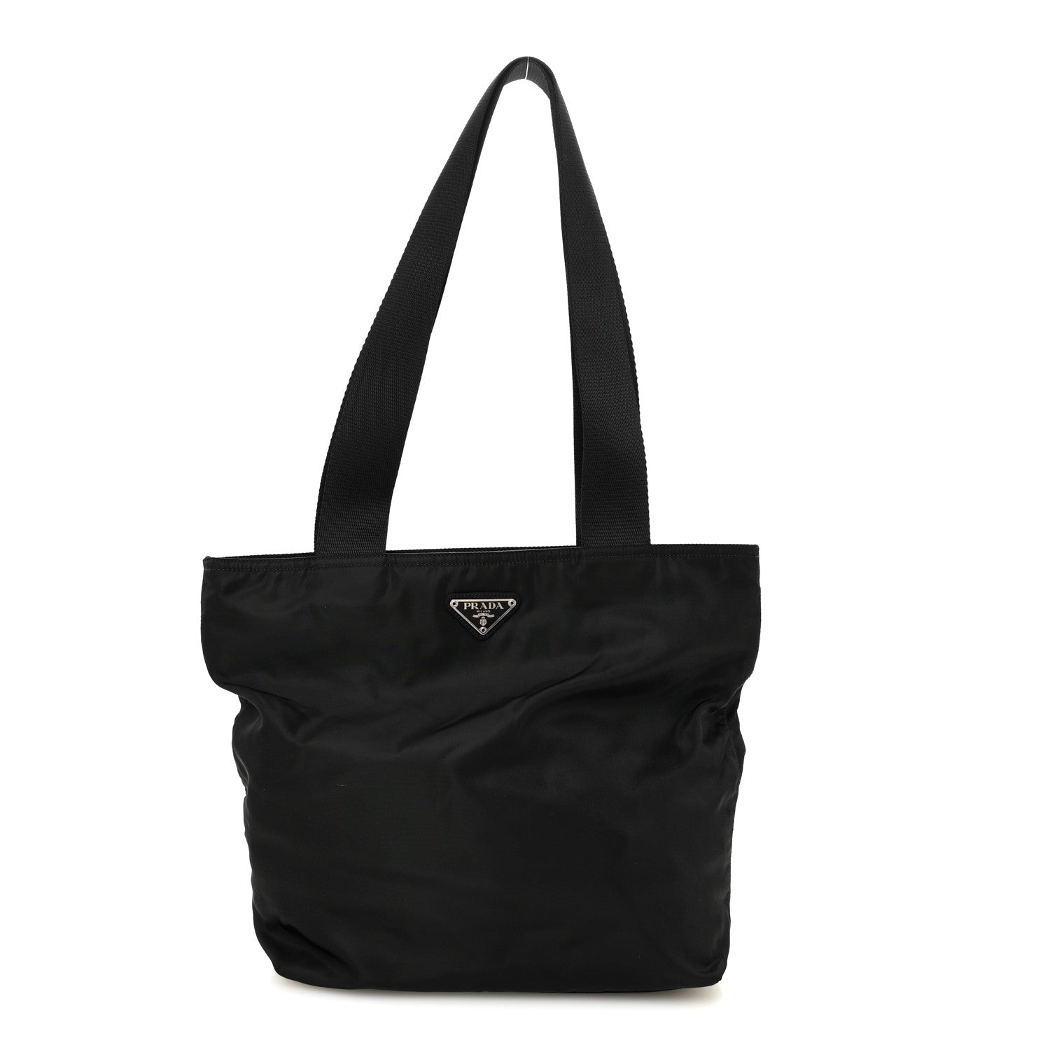 Tessuto Nylon Shopping Tote Black