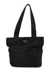 Tessuto Nylon Shopping Tote Black