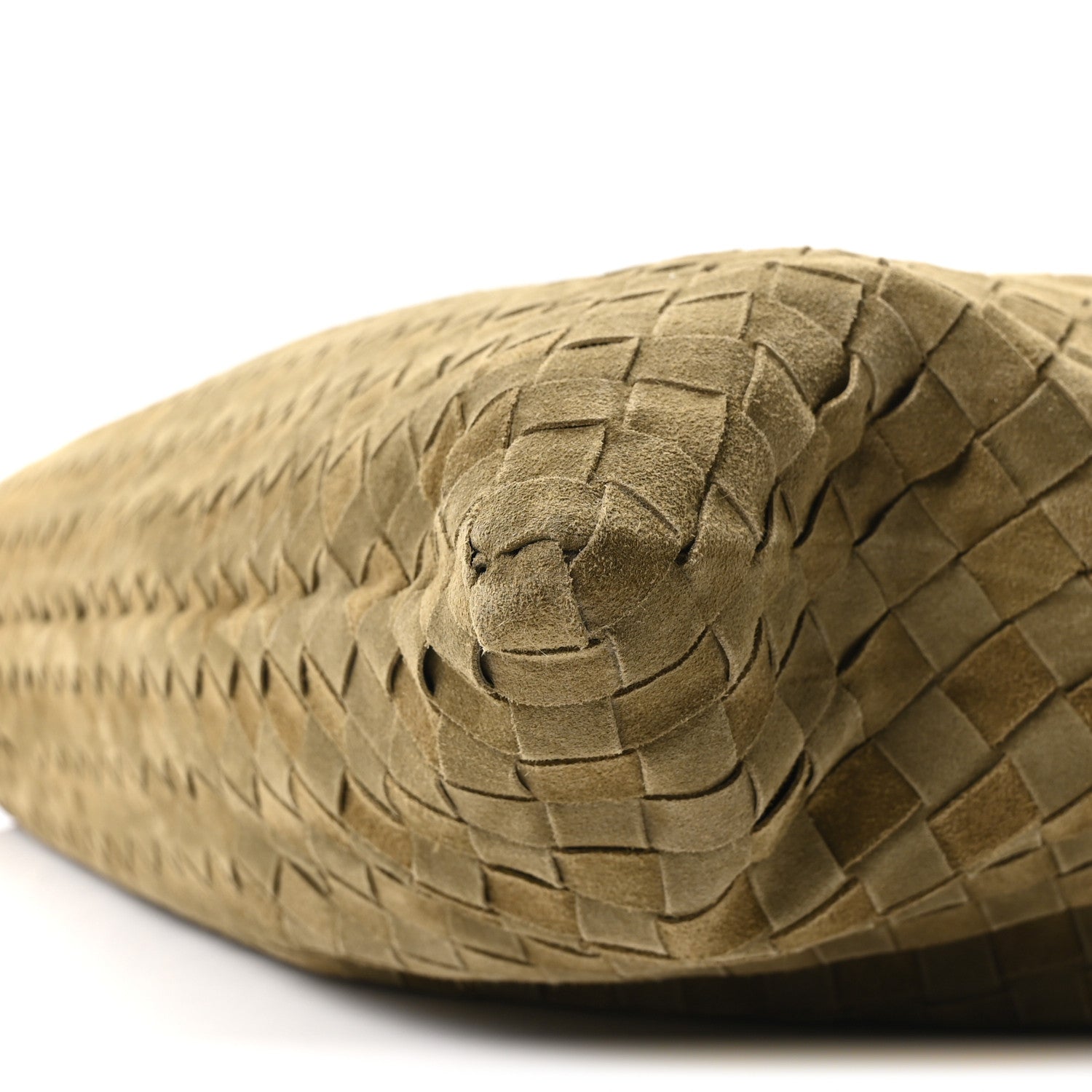 Suede Intrecciato Large Hop Mud