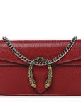 Calfskin Super Mini Dionysus Shoulder Bag Hibiscus Red