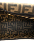 Fabric Jacquard FF 1974 Medium Baguette Tobacco Moro Black