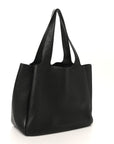 Vitello Daino Soft Large Dynamique Tote Black