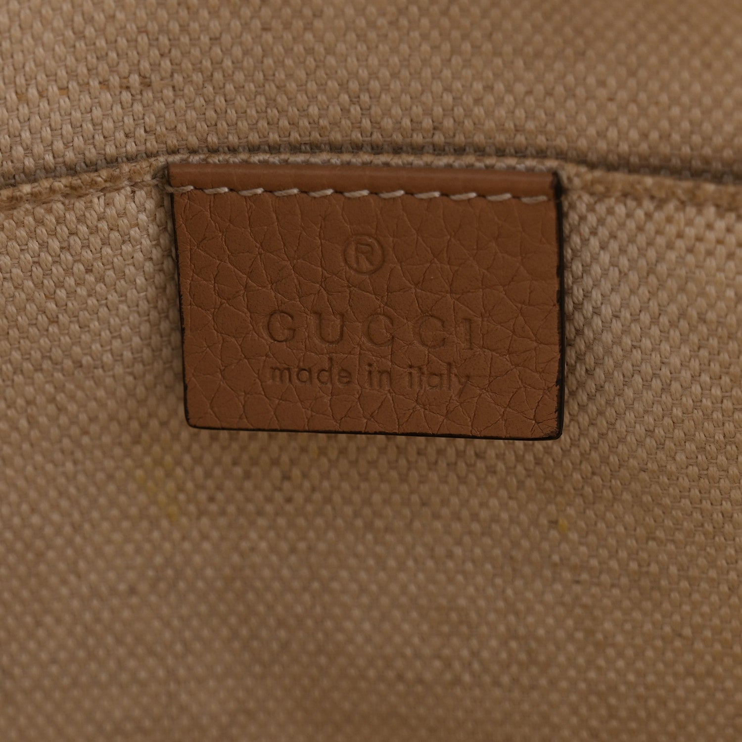 Pebbled Calfskin Small Soho Disco Bag Camelia
