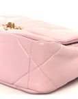 Lambskin Quilted Medium CHNL 19 Flap Light Pink