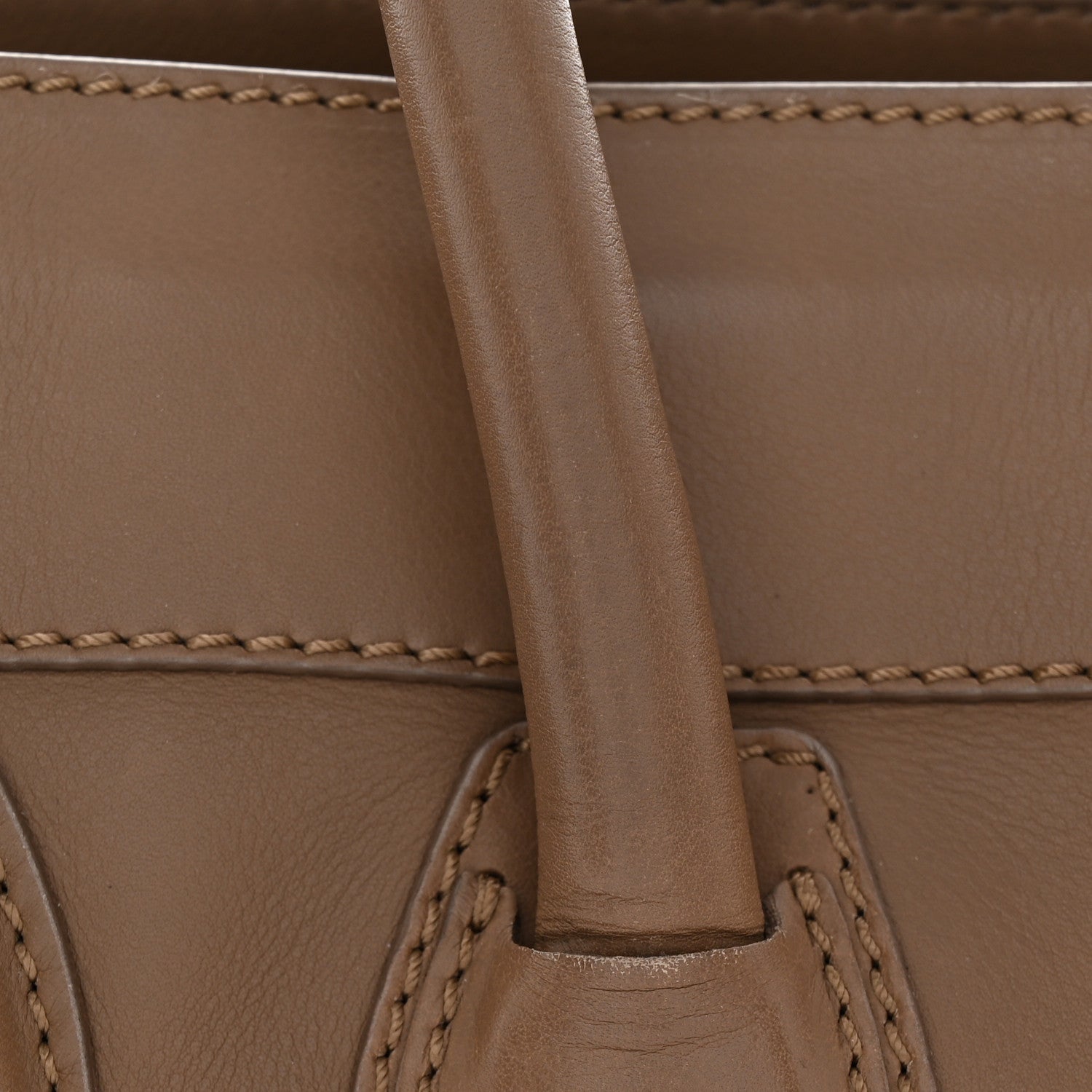Smooth Calfskin Mini Luggage Camel