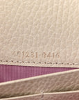 Dollar Calfskin Mini Dionysus Chain Wallet Mystic White