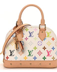 LV x TM Monogram Multicolor Alma BB White