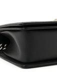 Caviar Quilted Medium Boy Flap Black