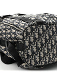 Oblique Calfskin Safari Backpack Navy Blue