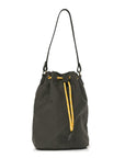 Canvas Gabardine Bucket Bag Oliva Giallo