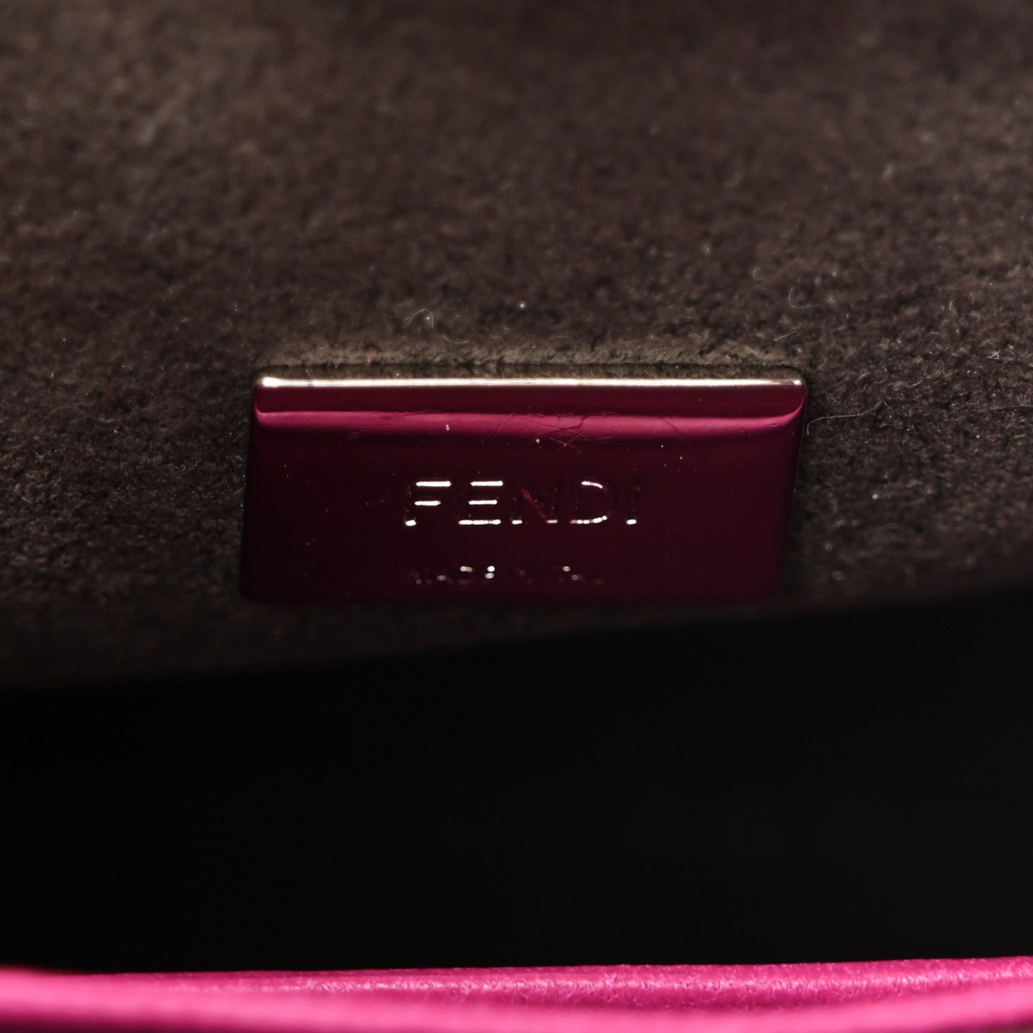 Nappa Micro Peekaboo Iconic Satchel Magenta