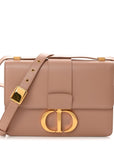 Box Calfskin 30 Montaigne Flap Bag Rose Des Vents