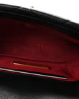 Goatskin Quilted CHNL 19 Waist Bag Black
