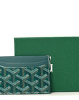 Goyardine Saint Sulpice Card Holder Green