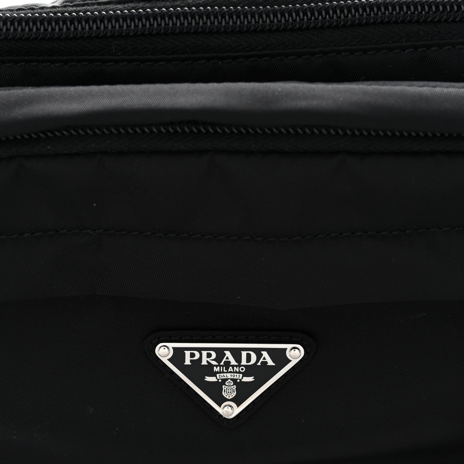 Tessuto Nylon Montagna Belt Bag Black