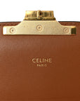 Triomphe Canvas Calfskin Medium Triomphe Bag Tan