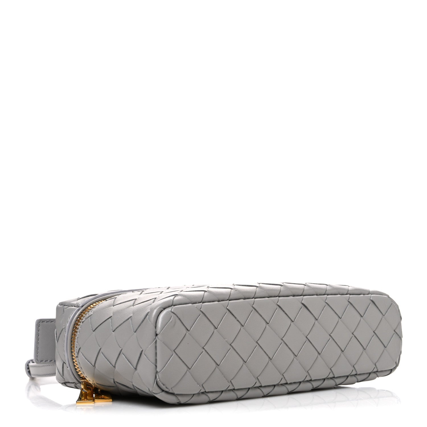 Calfskin Intrecciato Bang Bang Vanity Case Limestone