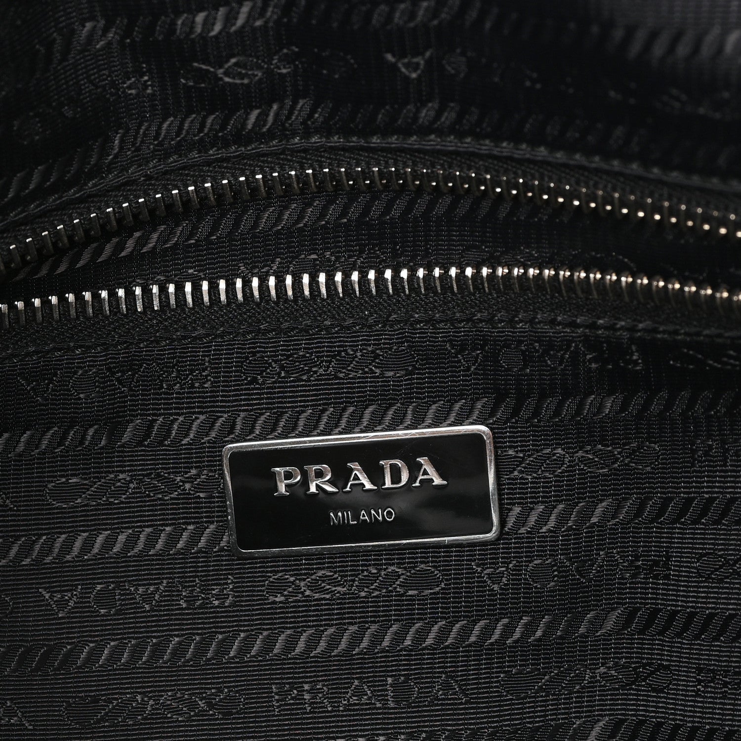 Nappa Nylon Soft Padded Shopping Tote Black Blue
