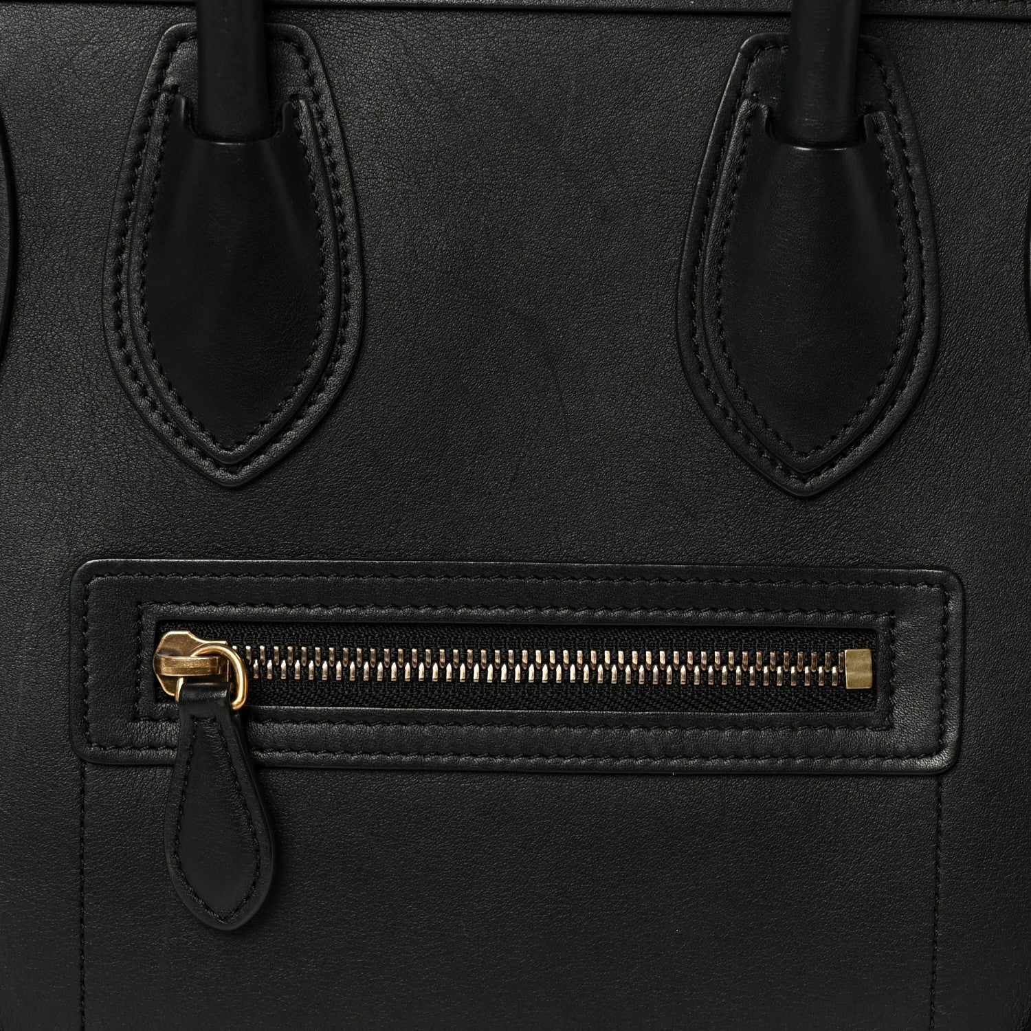 Smooth Calfskin Micro Luggage Black