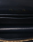 Oblique Saddle Belt Bag Blue