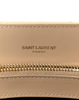 Calfskin Y Quilted Monogram Medium Loulou Chain Satchel Dark Beige