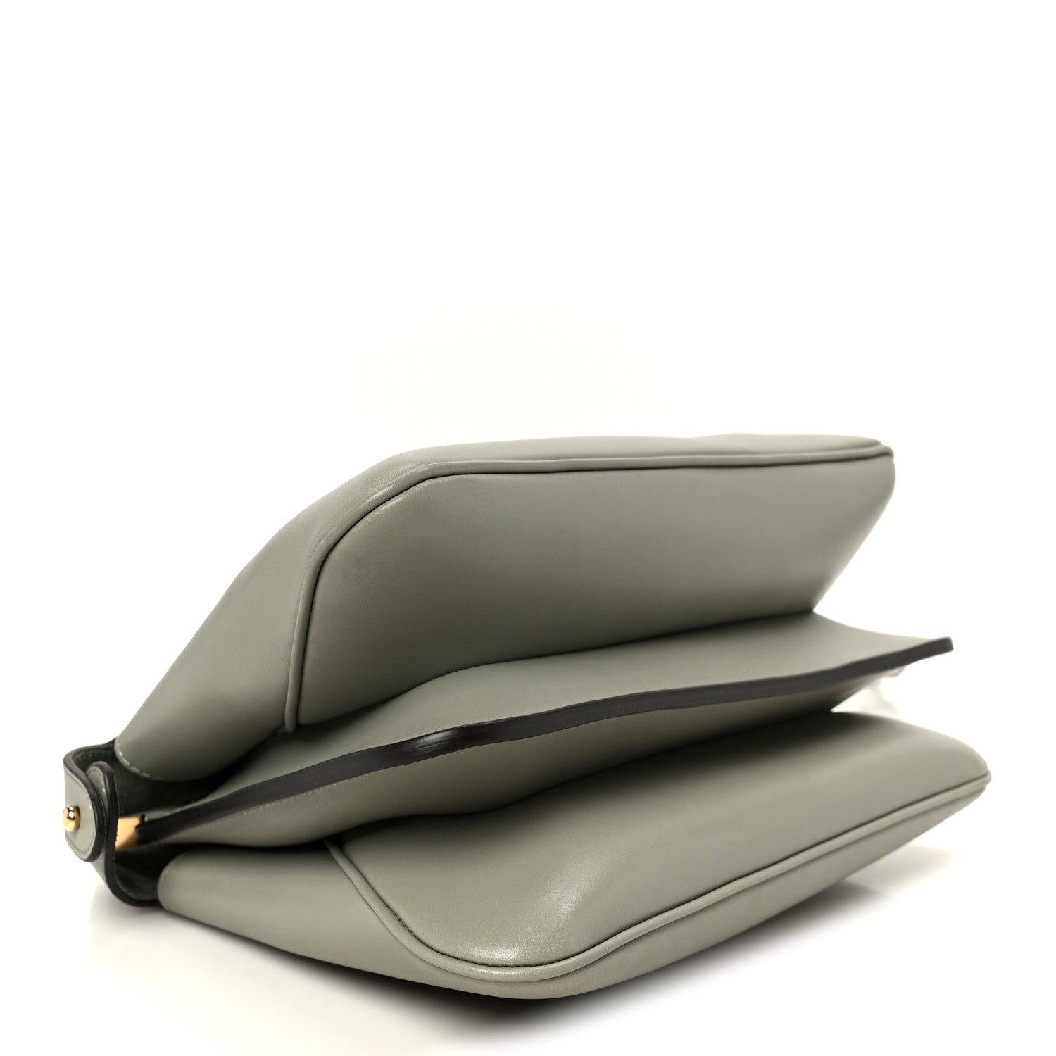 Vitello Small Soft Peekaboo Satchel Matche Latte