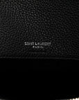 Grained Calfskin Small Supple Sac De Jour Black