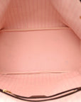 Damier Ebene Neo Neverfull MM Rose Ballerine