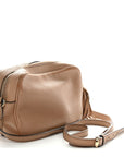 Pebbled Calfskin Small Soho Disco Bag Camelia