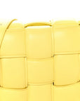 Nappa Maxi Intreccio Padded Cassette Crossbody Bag Sherbert