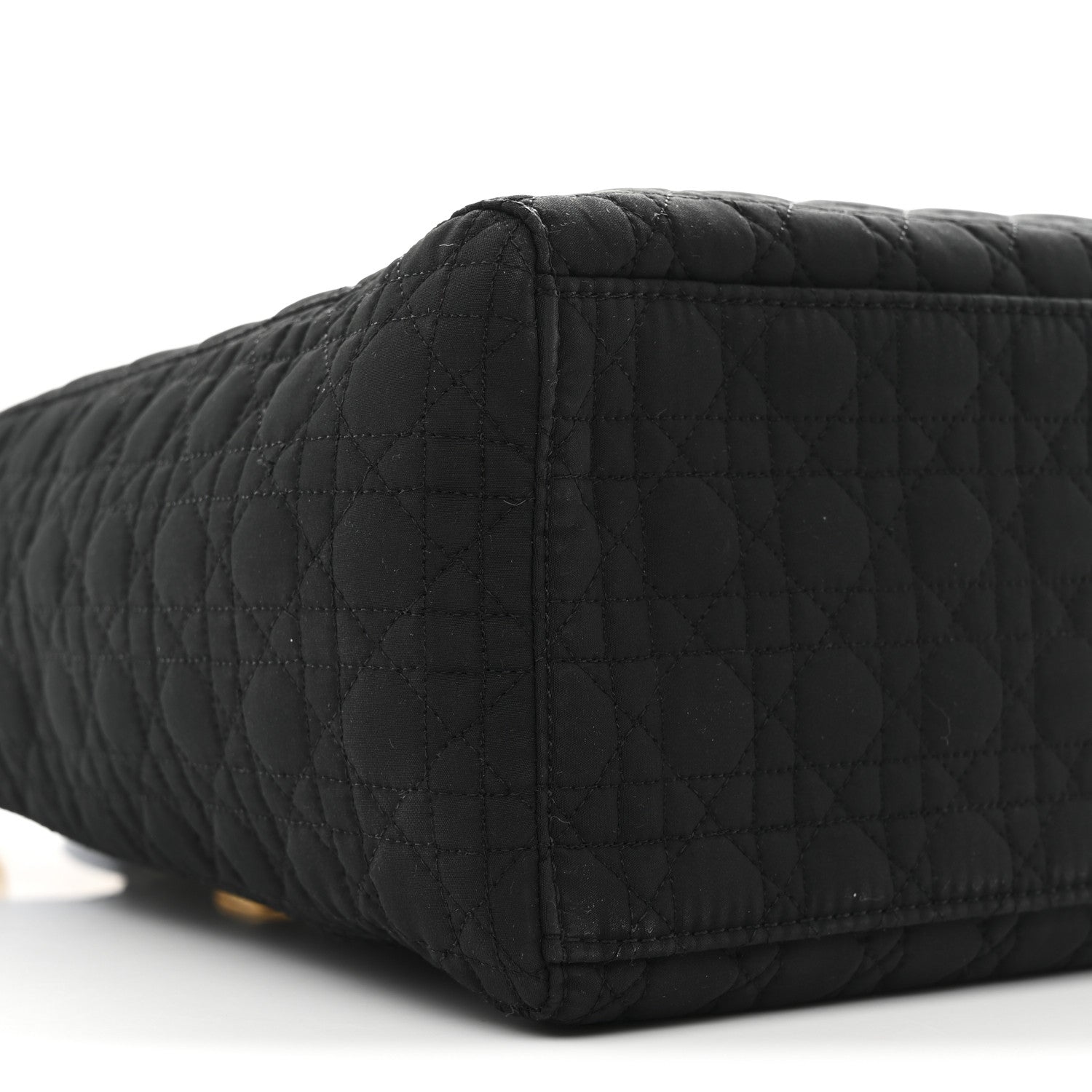 Nylon Cannage Large Lady D1OR Black