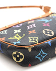 Monogram Multicolor Pochette Accessories Black
