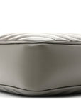 Calfskin Matelasse Monogram Lou Camera Bag Dusty Grey