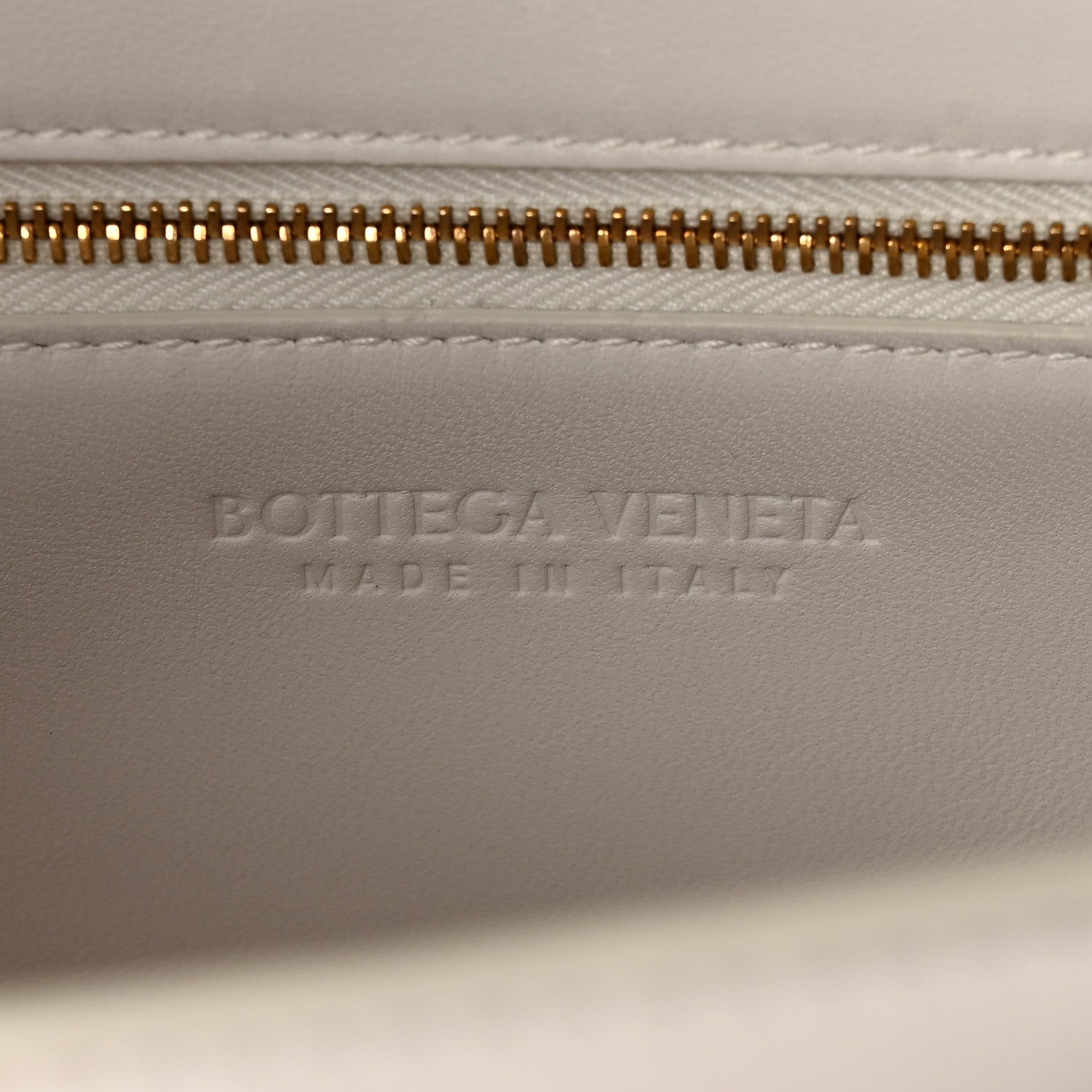 Nappa Intreccio Padded Top Handle Shoulder Bag White
