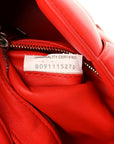 Lambskin Maxi Intreccio Padded Chain Cassette Crossbody Bag Nail Polish
