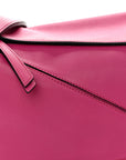 Calfskin Medium Puzzle Bag Fuchsia