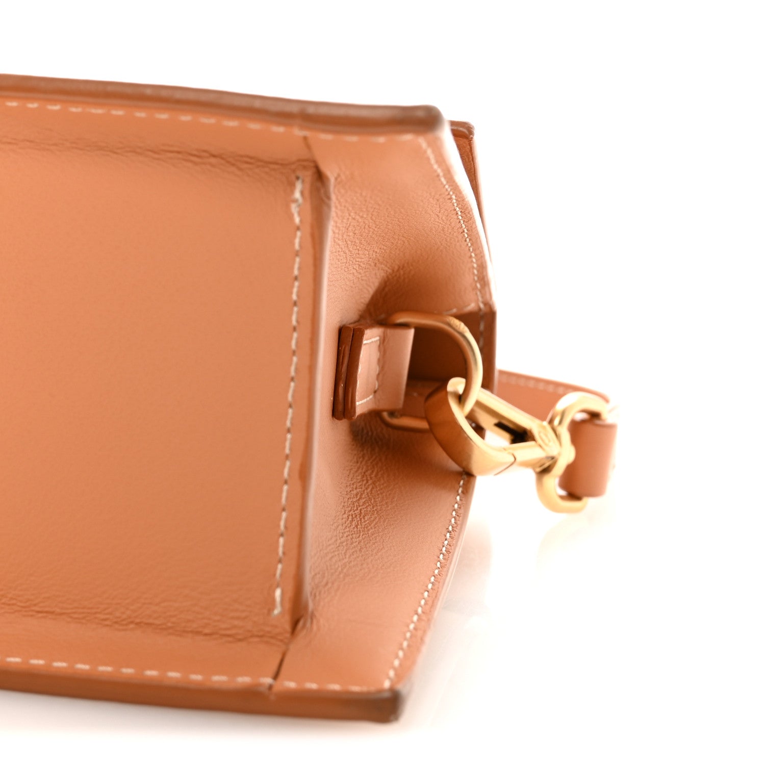 Smooth Calfskin Le Chiquito Moyen Terracotta