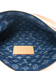 LV X TM Monogram Denim Cerises Pochette Accessories Blue