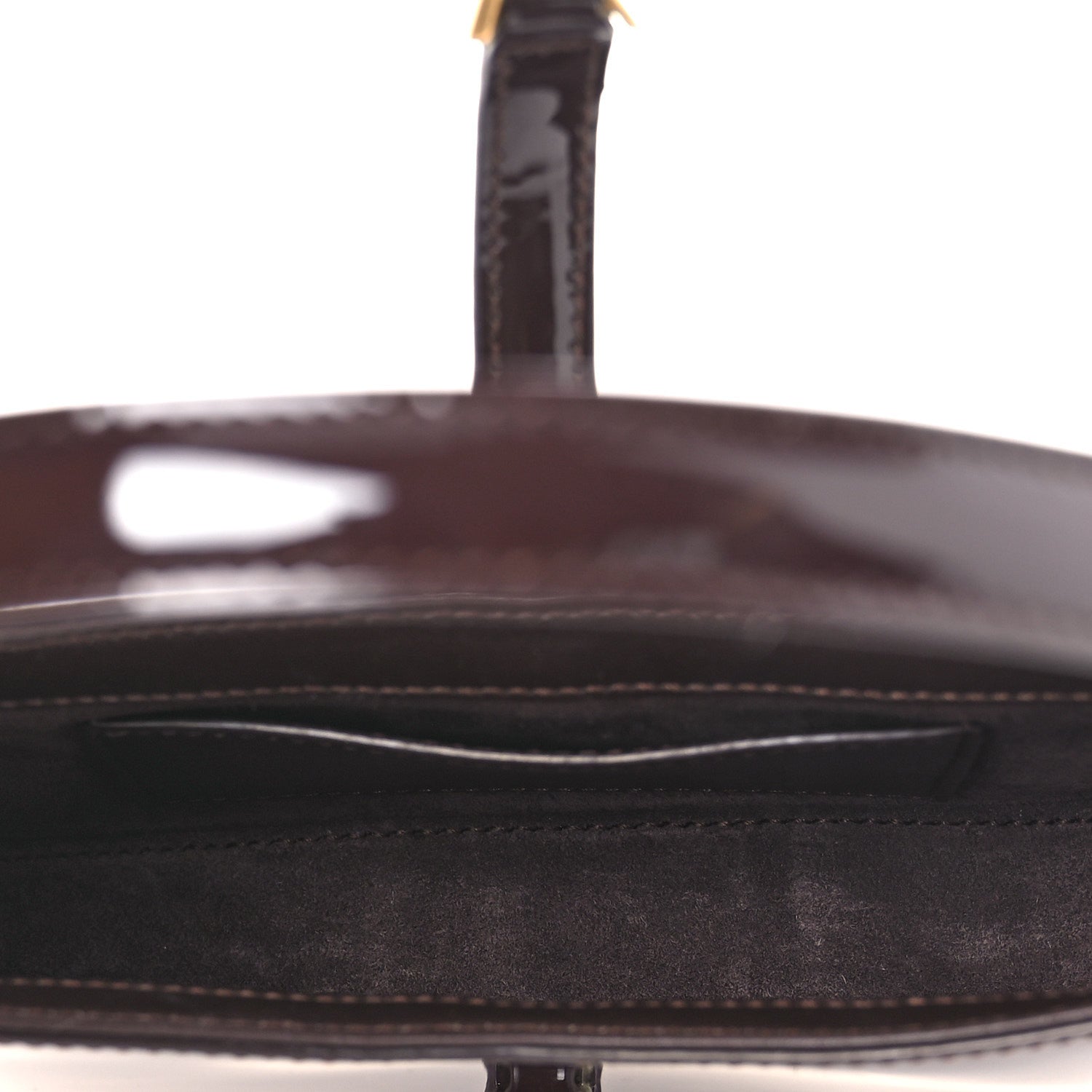 Patent Calfskin Le 5 A 7 Mini Hobo Spicy Chocolate