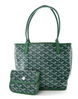 Goyardine Reversible Mini Anjou Green