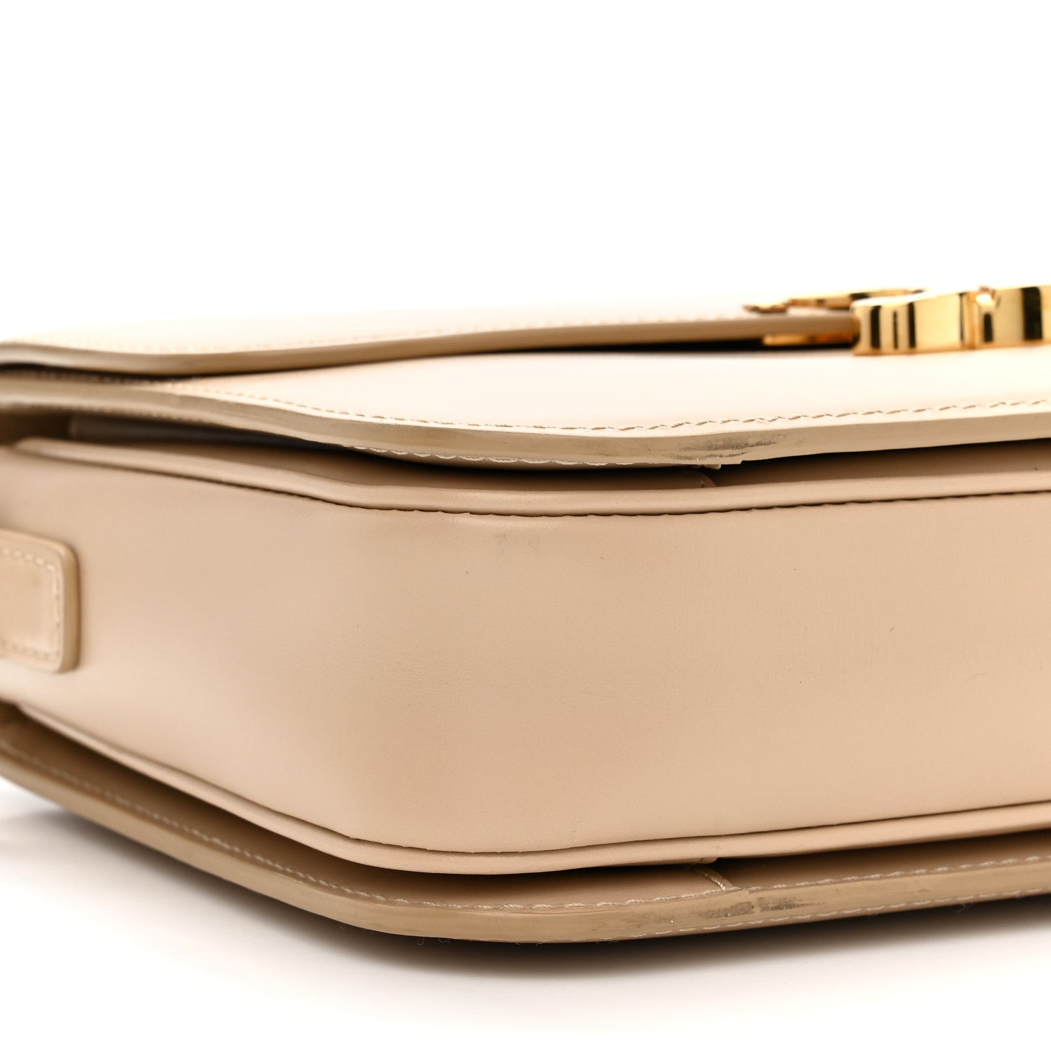 Shiny Calfskin Medium Triomphe Nude