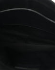 Grained Lambskin Monogram Large Niki Chain Satchel Black