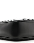 Calfskin Matelasse Monogram Lou Camera Bag Black