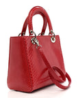 Snakeskin Medium Lady D1OR Pink